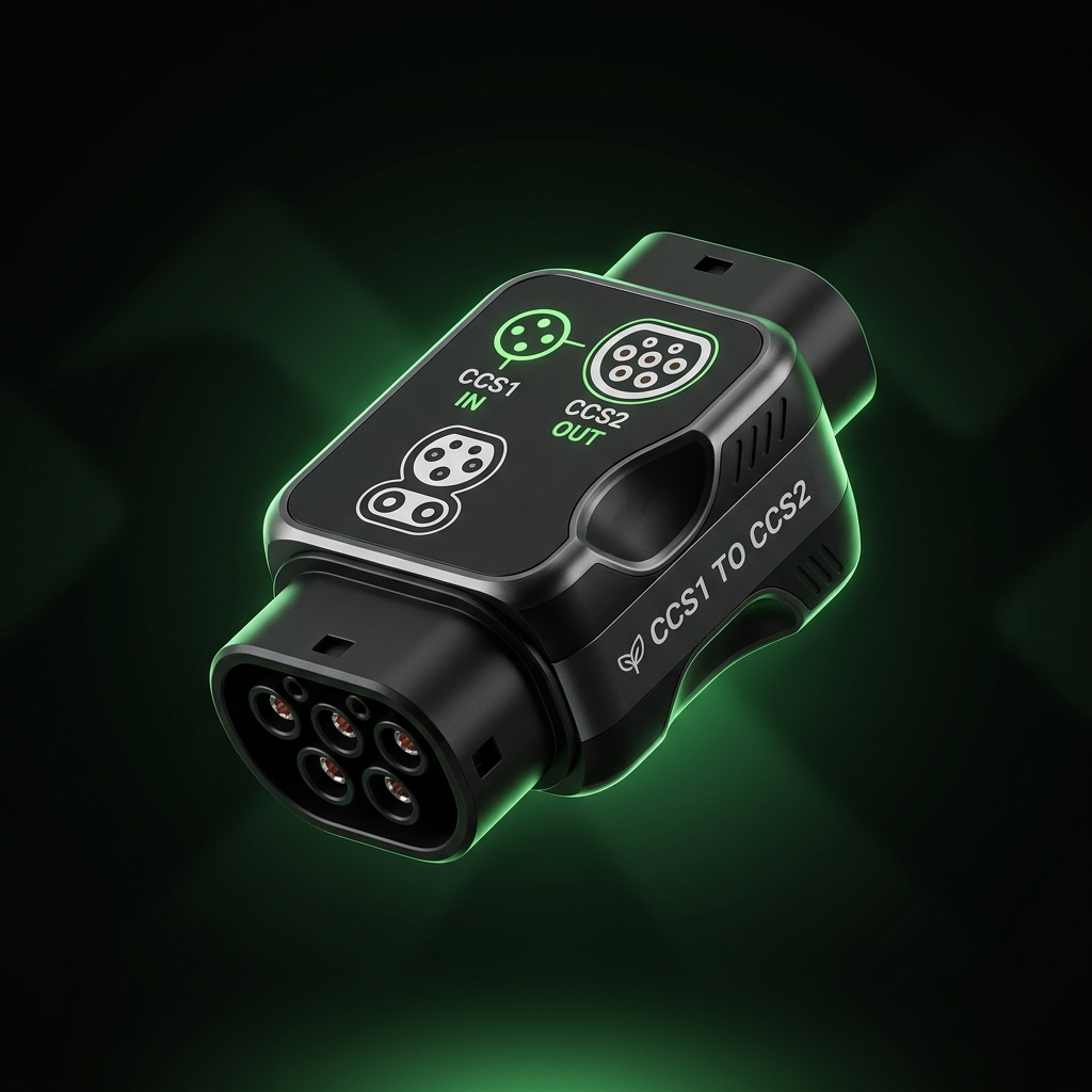 Adaptador CCS1-CCS2 Dual AC/DC